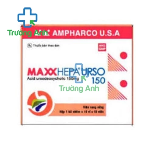 MAXXHEPA URSO 150mg - Thuốc điều trị sỏi mật, xơ gan hiệu quả của Ampharco USA